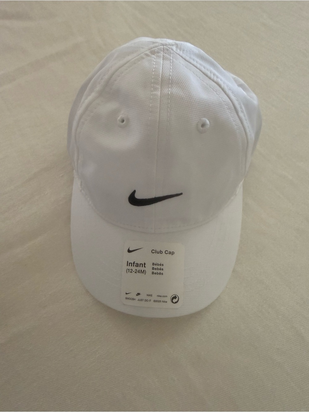 Nike Infant White Dri-Fit Club Cap